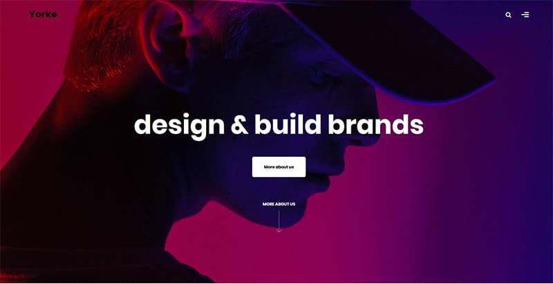 Yorke themes wordpress creer site internet agence creative
