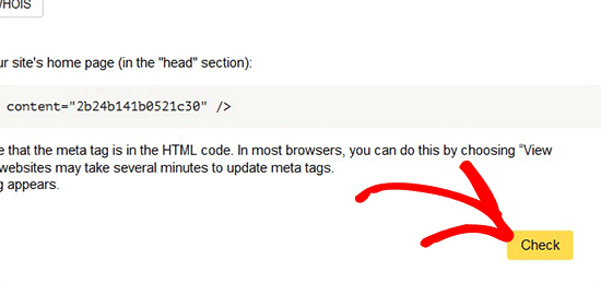 comment vérifier la propriété d'un site web WordPress.png