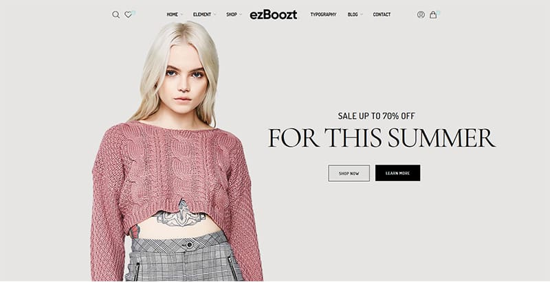 Ezboozt themes wordpress creer boutique en ligne ecommerce