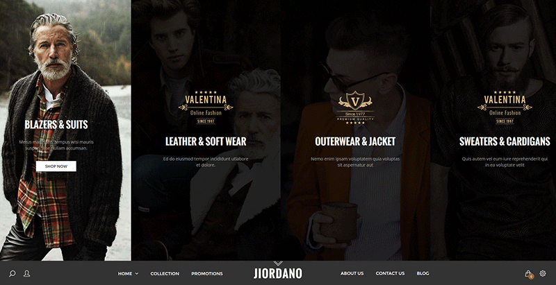 Jiordano themes wordpress vytvára web elektronického obchodu v režime online obchodu Jiordano – najlepšie módne témy WooCommerce