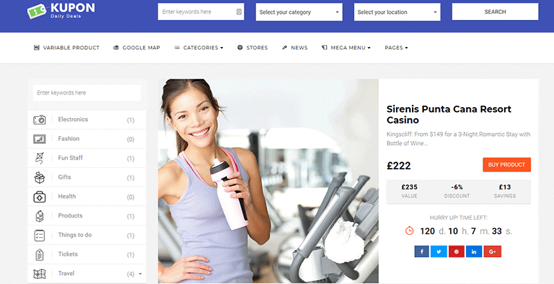 Kupon themes wordpress creer site internet coupons deals