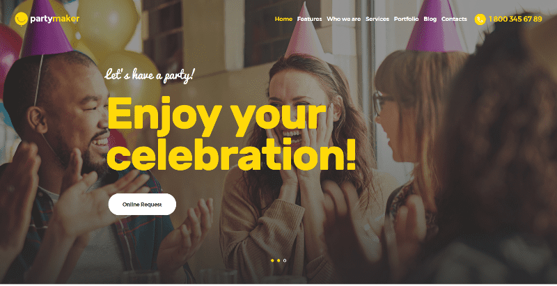 Partymaker themes wordpress creer site web event conference evenement Partymaker themes wordpress creer site web event conference evenement