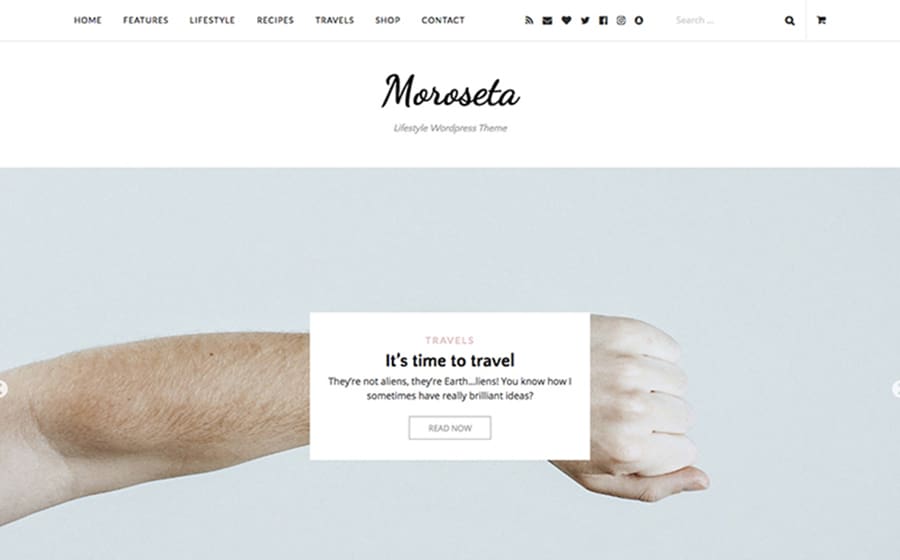 Moroseta - Theme WordPress riche en fonctionnalites, pratique et minimaliste