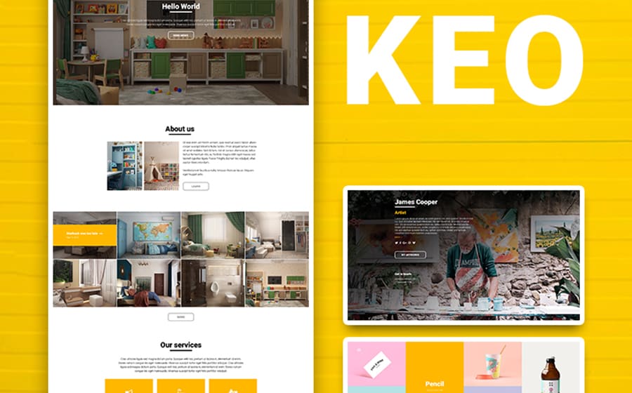 KEO - Theme WordPress 16 en 1 multifonctionnel complexe puissant et colore
