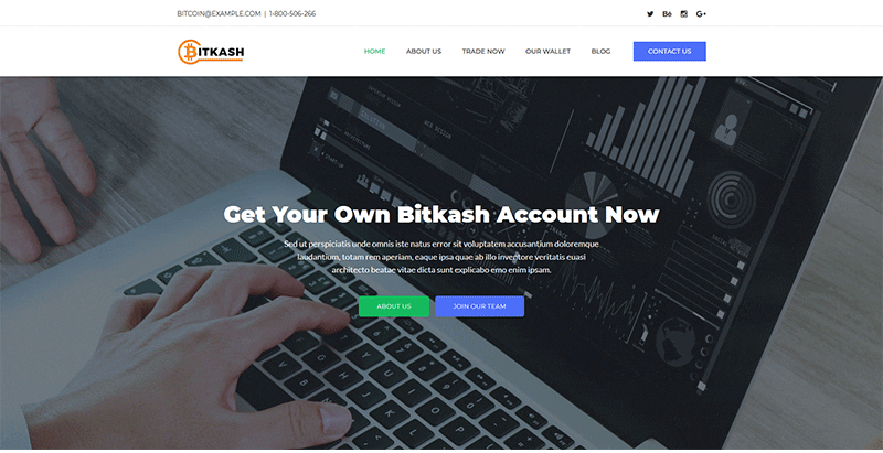 مواضيع Bitkash وورد إنشاء موقع شركة أعمال شركة أعمال