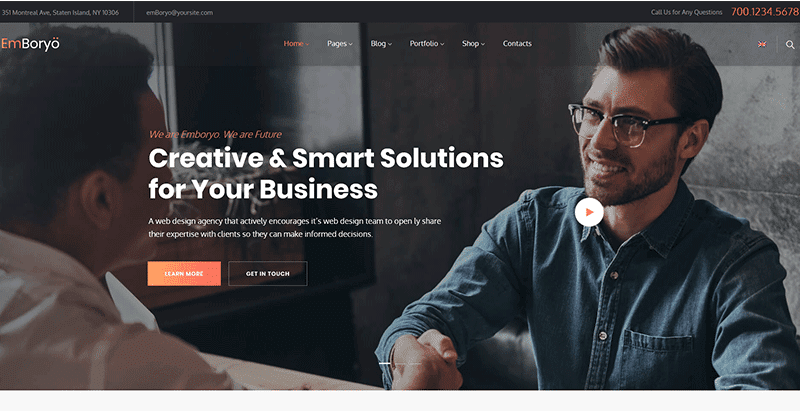 Emboryo themes wordpress creer votre site web entreprise corporate business Emboryo themes wordpress creer votre site web entreprise corporate business
