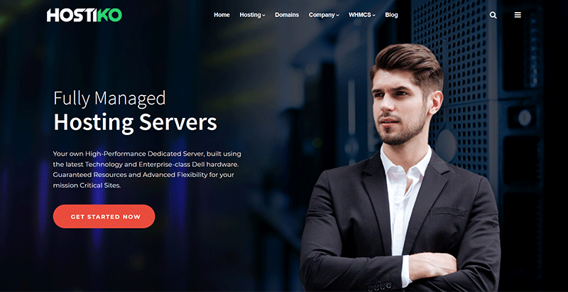 Hostiko themes wordpress creer site web entreprise hebergement hosting