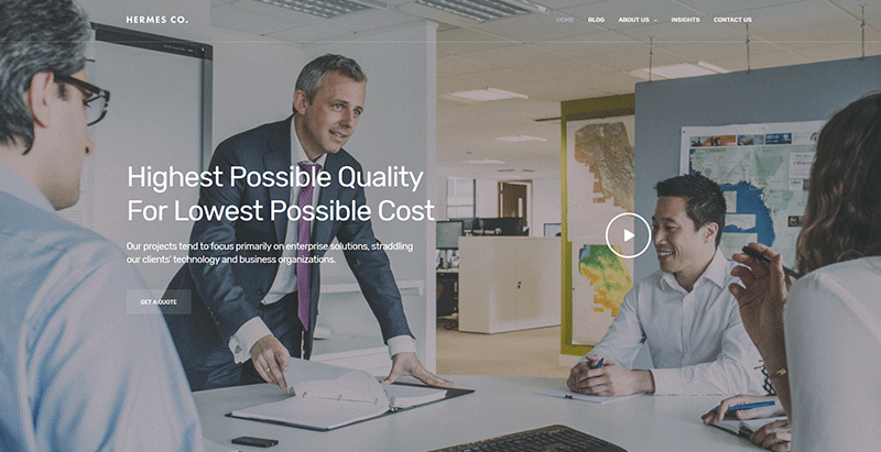 Revolution themes wordpress premium creer site web entreprise corporate