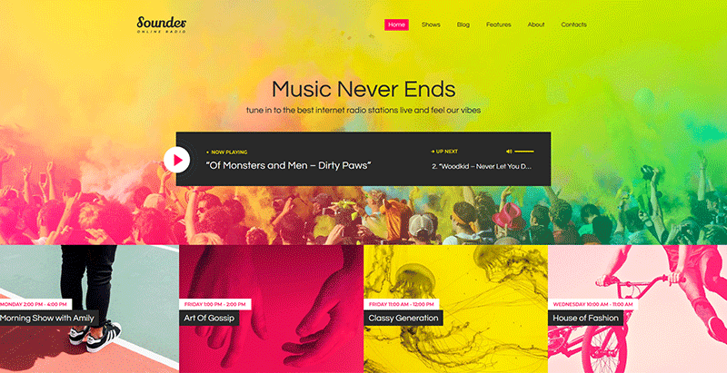 Sounder themes wordpress creer site web entreprise corporate pme Sounder themes wordpress creer site web entreprise corporate pme