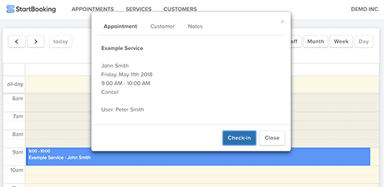 Aperçu des rendez vous wordpress startbooking aperçu des rendez-vous WordPress startbooking.png