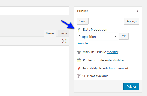 nouveau status wordpress plugin.png