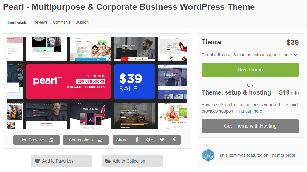 pearl WordPress theme.png