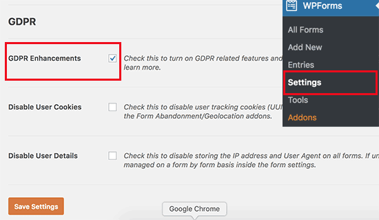 reglages gdpr wpforms.png