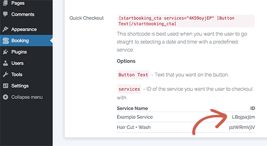 Récupérer lidentifiant dun service startbooking récupérer l'identifiant d'un service startbooking.png