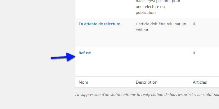 status refusé wordpress edit flow.png