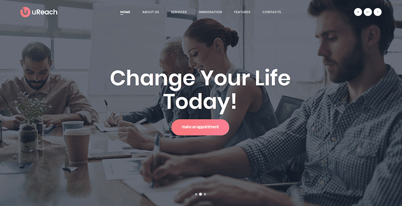 مواضيع Ureach ووردبريس إنشاء موقع بدء تشغيل شركة SME مواضيع Ureach ووردبريس إنشاء موقع بدء تشغيل شركة SME