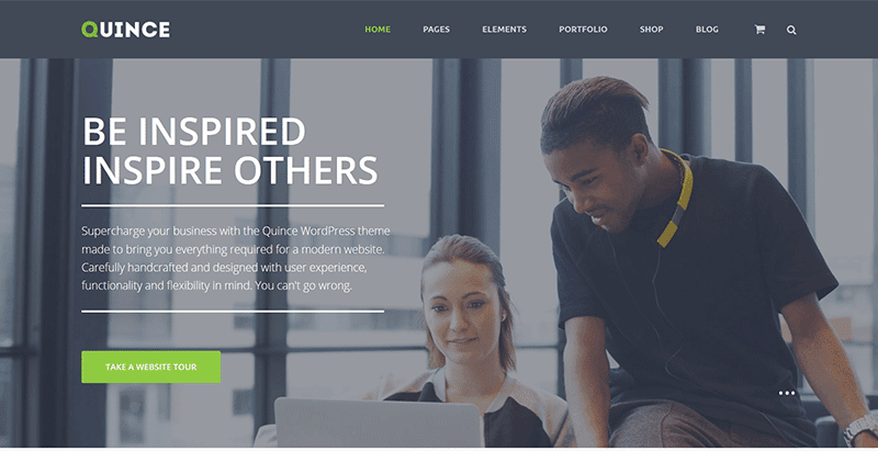 Quince themes wordpress creer site internet entreprise pme startup business