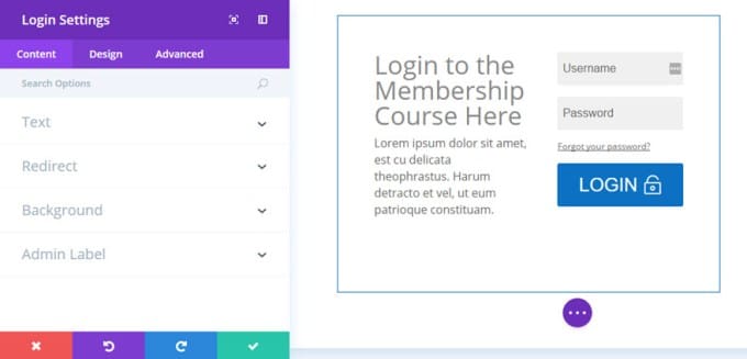 Exemple de page de connexion divi exemple de page de connexion divi.jpg