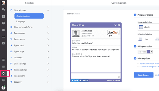 Personnaliser le bouton du live chat personnaliser le bouton du live chat.png