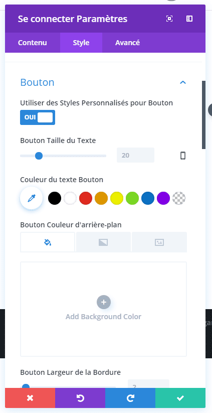 Utilisation des boutons divi module connexion utilisation des boutons divi module connexion.png
