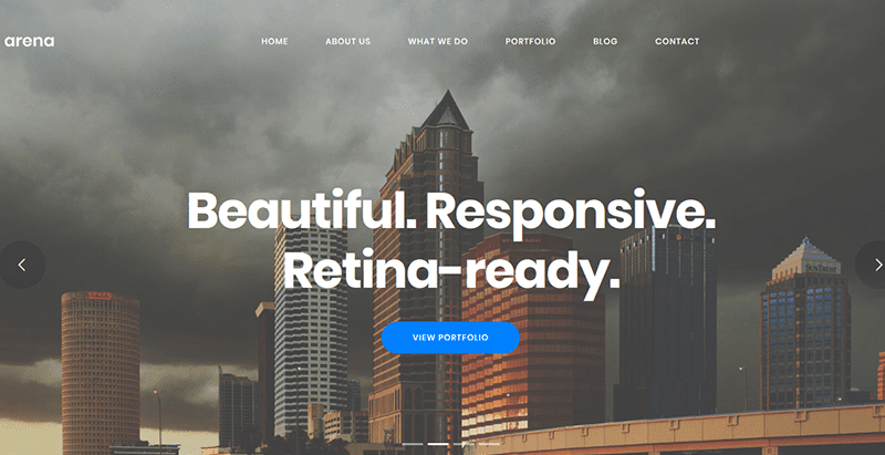 Arena themes wordpress creer site internet pme entreprise corporate business