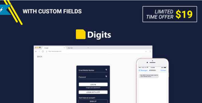 Digits plugins wordpress creer formulaire connexion login