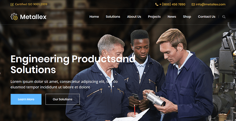 Metallex themes wordpress creer site internet pme entreprise corporate business Metallex themes wordpress creer site internet pme entreprise corporate business
