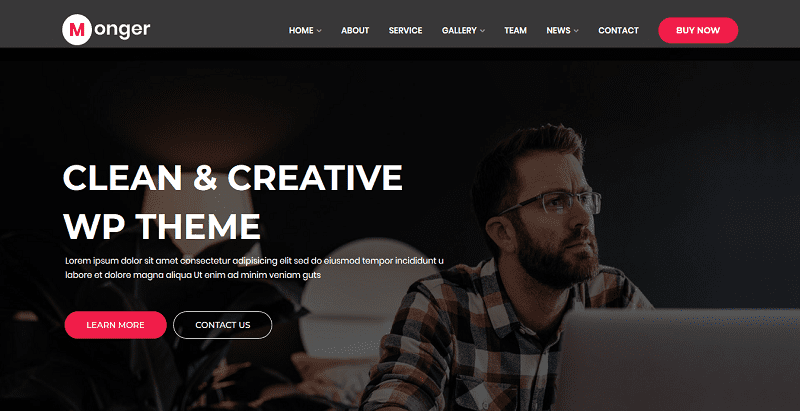 Monger themes wordpress creer site web cabinet conseils consulting