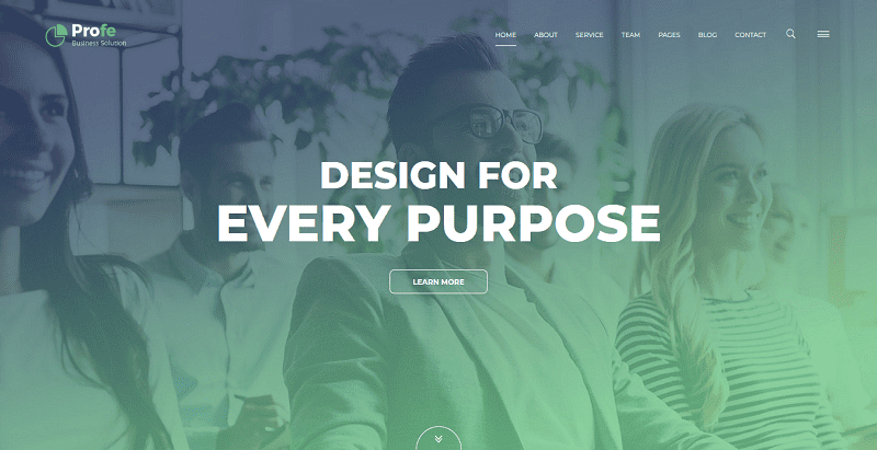Profe themes wordpress creer site web cabinet conseils consulting