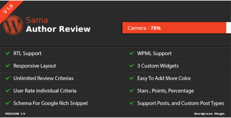 Sama author review wordpress plugin recueillir avis utilisateurs Sama author review wordpress plugin recueillir avis utilisateurs