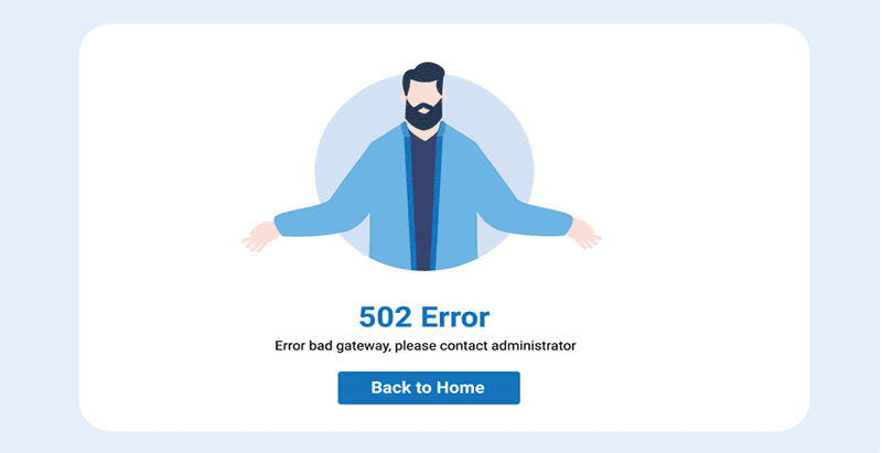 Comment corriger erreur 502 bad gateway wordpress 1