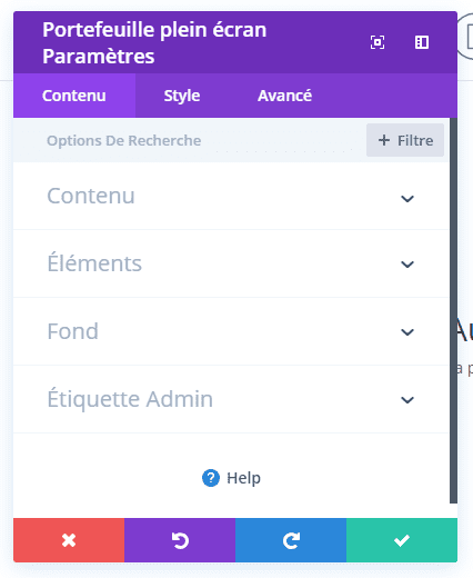 module divi portfeuille filtrable pleine ecran.png
