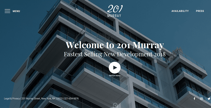 201 Murray Real Estate тема WordPress Real Estate 201 murray — лучшие темы WordPress для создания сайта агентства недвижимости