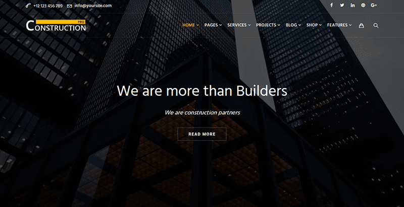 Constructionpro theme wordpress créer site web construction architecte Constructionpro theme wordpress créer site web construction architecte