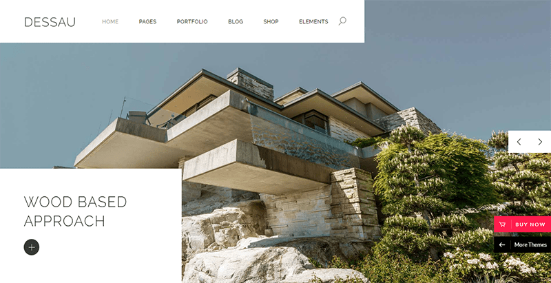 Dessau theme wordpress creer site web entreprise architecte construction