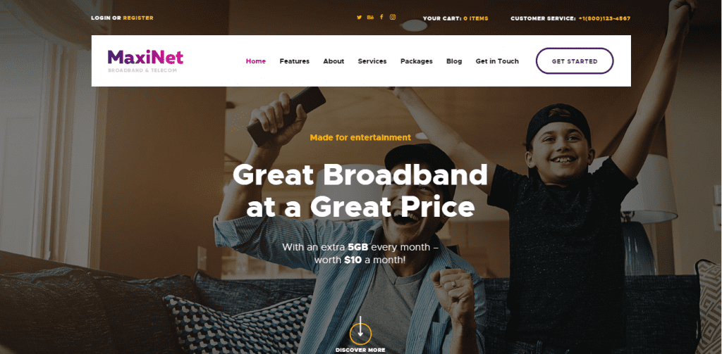 Maxinet theme wordpress gutemberg