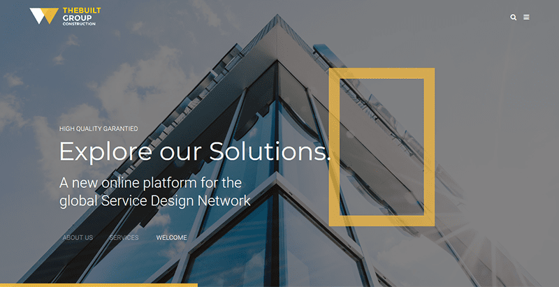 Thebuilt theme wordpress créer site web construction architecte Thebuilt theme wordpress créer site web construction architecte