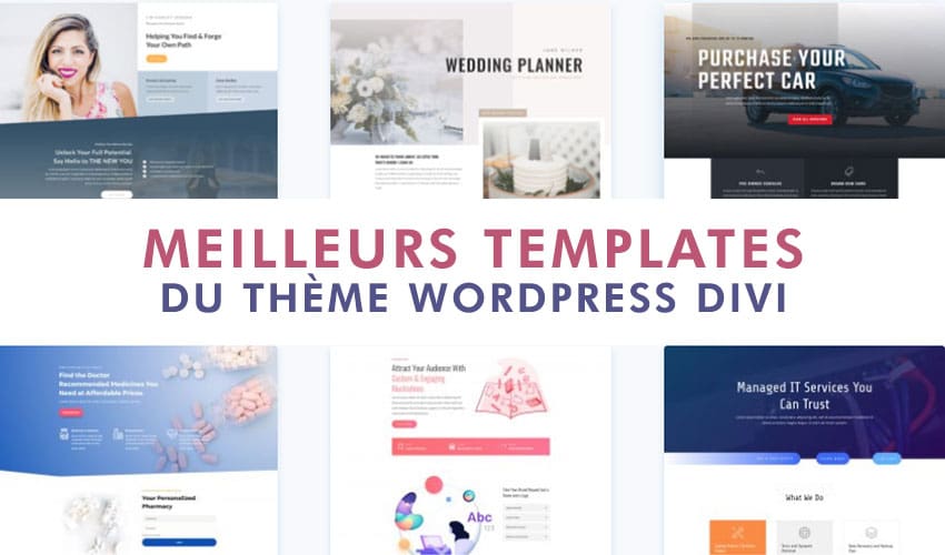 Meilleurs templates / Layouts Divi à télécharger gratuitement