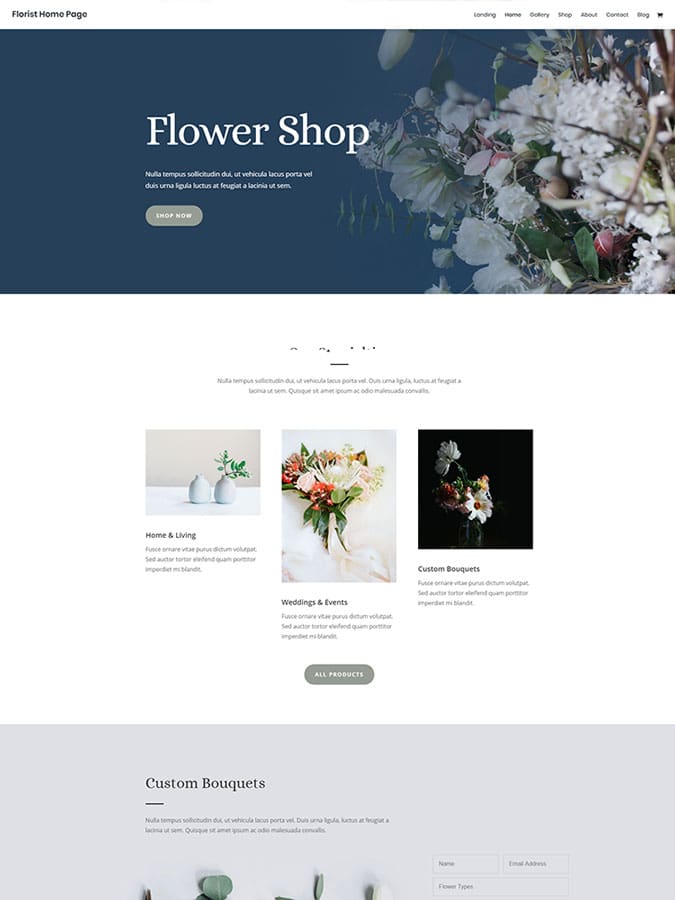 Template modèles créer site web fleuriste vendre fleurs internet Template modèles créer site web fleuriste vendre fleurs internet