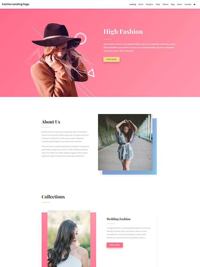 Templates themes wordpress divi créer blog mode habillement internet Templates themes wordpress divi créer blog mode habillement internet