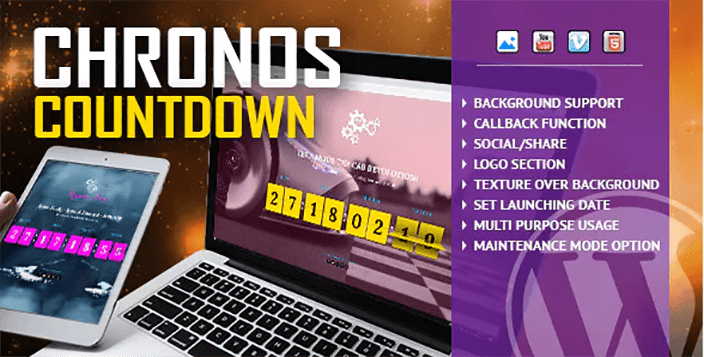 Chronos countdown plugin wordpress compte a rebours Chronos countdown plugin wordpress compte a rebours