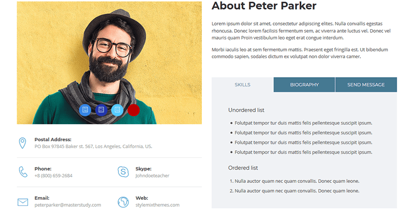 Masterstudy theme wordpress e learning about teacher Masterstudy theme wordpress e learning about teacher