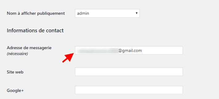 Modifier une addresse email profile wordpress modifier une addresse email profile wordpress.png