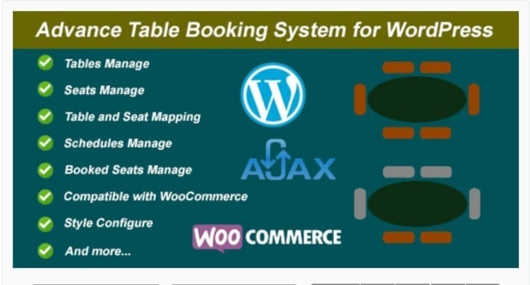 Advance table booking for wordpress and woocommerce Advance table booking for wordpress and woocommerce