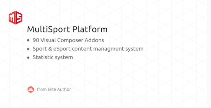 Msp multisport esport wordpress plugin with 90 visual composer addons Msp multisport esport- meilleurs plugins WordPress pour créer un site web de club de sport