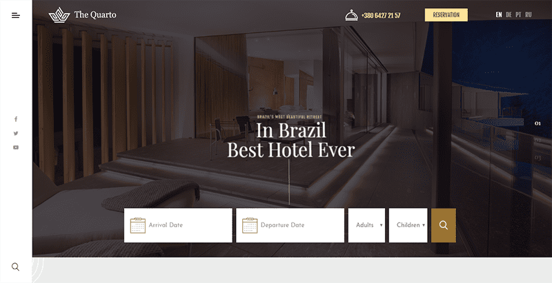 The quarto theme wordpress creer site web hotel The quarto theme wordpress creer site web hotel