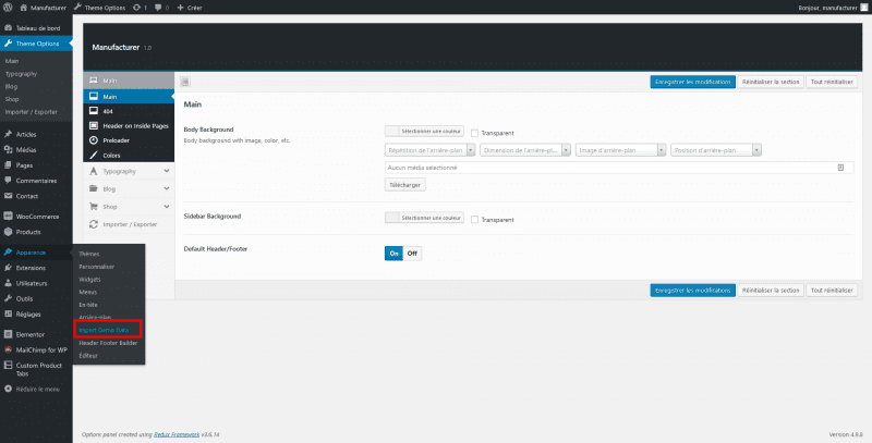 Import demo data e1541436547306