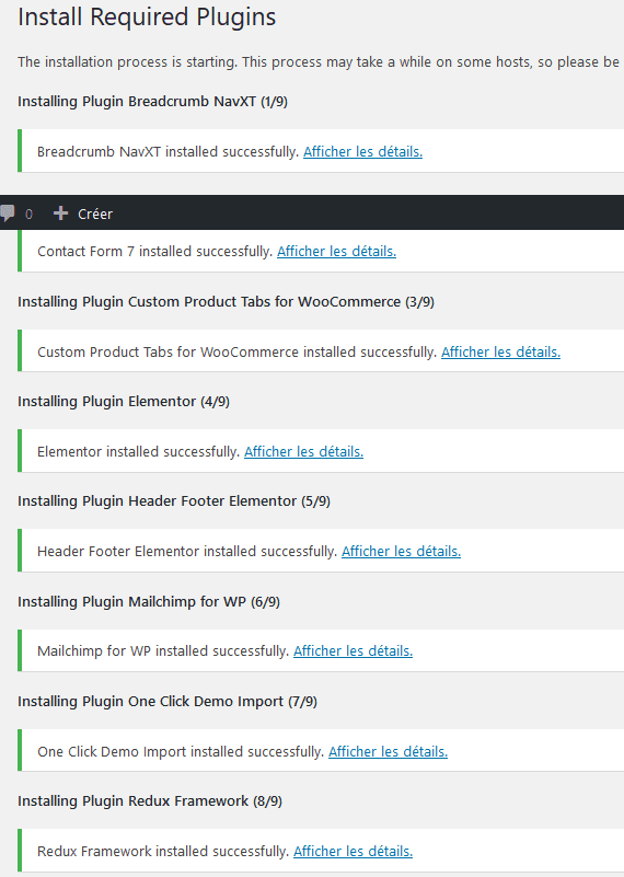 Install required plugins activation