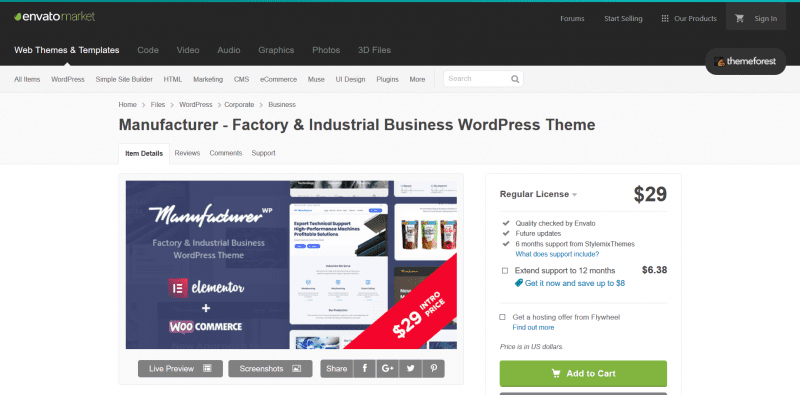 Manufacturer factory industrial business wordpress theme e1541435954447