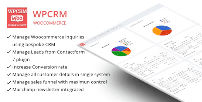 Wpcrm crm for contact form cf7 woocommerce plugin wordpress